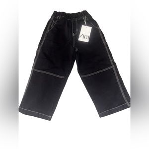 Zara Kids TOPSTITCHED CARGO PANTS